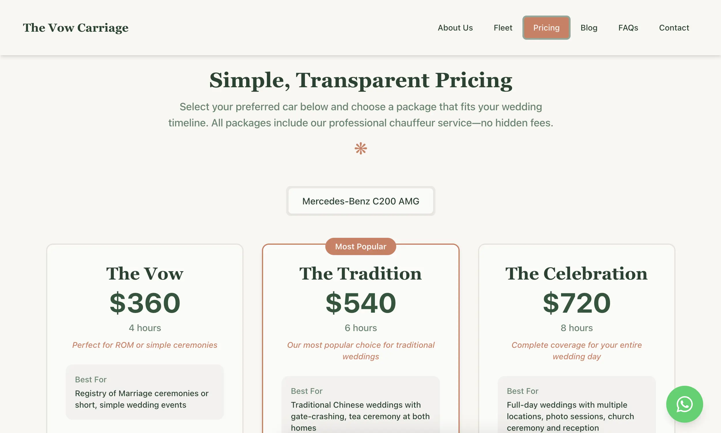 The Vow Carriage - Wedding Car Rental Platform - Image 2